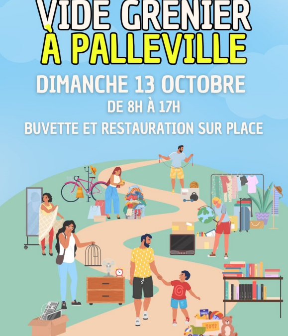 Vide grenier sur Palleville